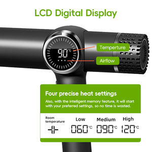 Salon professionnel sans feuilles moteur sans balais ions négatifs sèche-cheveux Bldc Revair sèche-cheveux inversé avec nettoyage automatique - Product Image 4