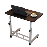 Bureau mobile pour personne paresseuse, bureau réglable en hauteur, table de chevet, bureau d'ordinateur simple pour dortoir