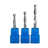Grosir 3.175/4/6mm baja Tungsten CNC alat ukiran dua sisi Spiral Milling Cutter untuk akrilik pemotong kustom ODM/OEM