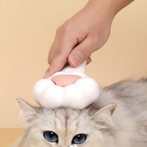 Peine para Mascotas con Agujas para Eliminar el Pelo Muerto, Masajeador, Eliminación de Pelo con un Clic, Peine para Mascotas con Diseño Lindo - Product Image 4