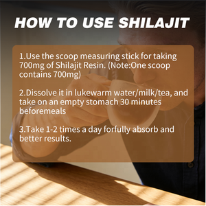 Shilajit Puro del Himalaya de Alta Calidad OEM, Resina de Shilajit del Himalaya de Grado Oro Orgánico para Aumentar la Energía y Reforzar el Sistema Inmunitario - Product Image 4