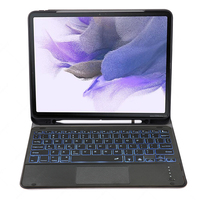 Casing Keyboard Touchpad Korea Rusia Spanyol untuk Samsung Galaxy Tab S7 FE dengan Keyboard untuk Samsung Tab SM-T730 SM-T736B
