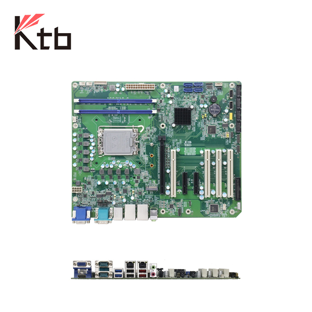 KTB 708G2-T Industrial Computer Motherboard 4 PCI Slots Auto Power on LGA1700 DDR4 IoT Industrial Mainboard Customized Solution