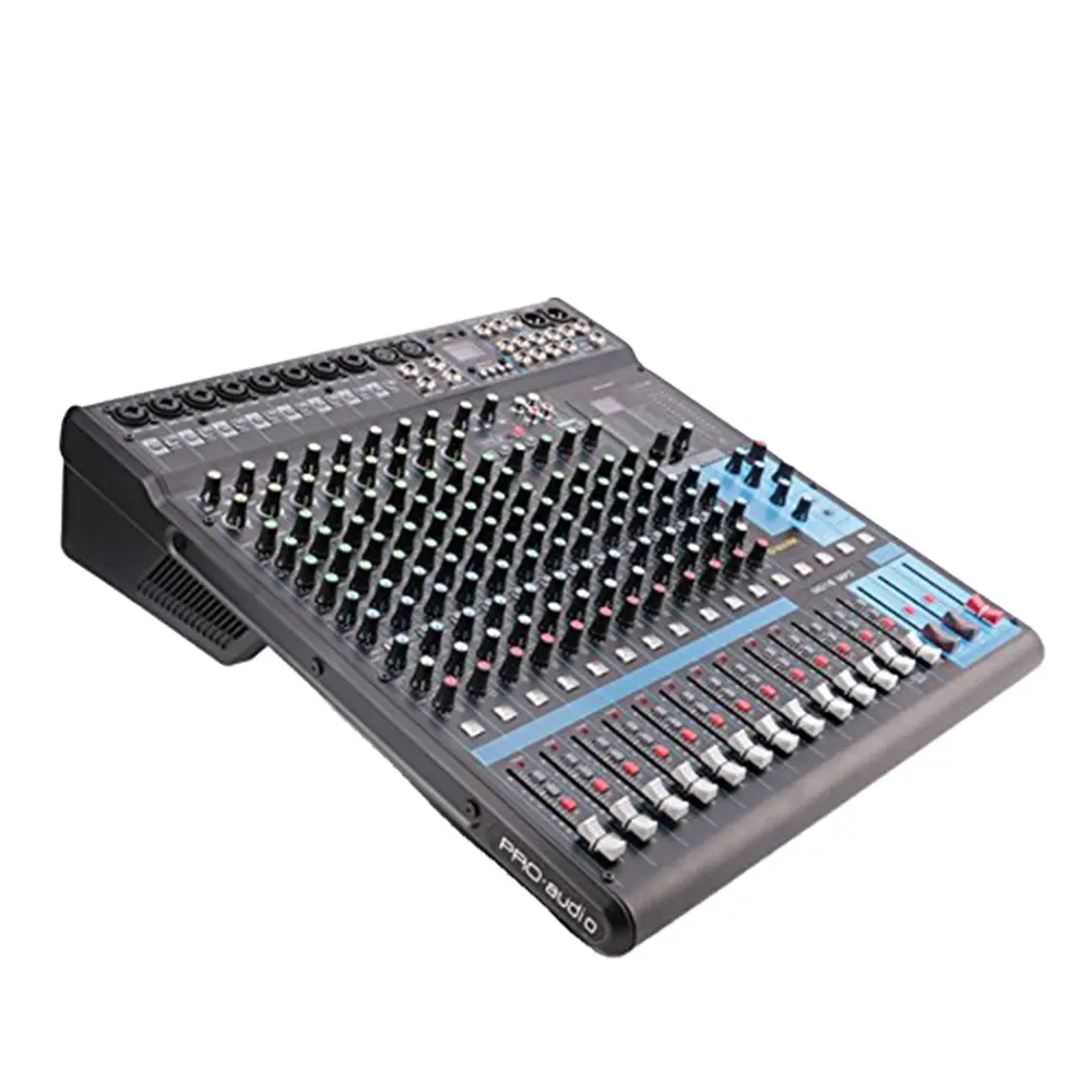 G-MARK MG16MP3 DJ 24-Bit SPX Effects Blue Tooth USB Interface Sound Board Console System 16 Channel Professional Audio Mixer