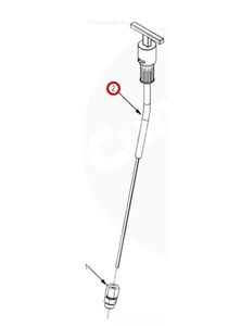 Pièces de machines de construction compatibles LGMC de haute qualité, jauge de niveau d'huile pour excavatrices SP138869 - Product Image 4