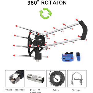 Outdoor 360 Degree Rotation Antena hd <b>Tv</b> Aerial Rotor Antennas Digital Hdtv <b>Remote</b> <b>Control</b> Antenna <b>Tv</b> Antenna Boster Vhf/uhf - Product Image 2