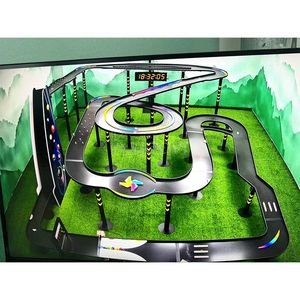 Pista de Juego de Bolitas de Mármol Personalizada, Grande, de Gravedad, para Competencia, Batalla, Carrera, Simulación, Obstáculos - Product Image 1