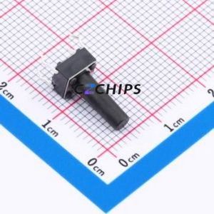 TC-6610-13.5-160-96H Tactile Switch Through hole,6x6mm Switch Single Pole Single Throw Round Button 1.6N Through Hole - Product Image 1