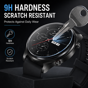 Pellicola Protettiva in Vetro Temperato HD 9H Trasparente con Strumento di Allineamento per <span class=keywords><strong>Huawei</strong></span> <span class=keywords><strong>Watch</strong></span> GT4 GT5 GT6 - Vendita all'Ingrosso - Product Image 4
