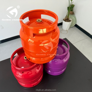 Cilindro de Gas <span class=keywords><strong>Butano</strong></span> Portátil Global de 3 kg, Acero Duradero de 6.6 L, Baja Presión, Certificado ISO, para Cocina Doméstica, Color y Logotipo Personalizados de Fábrica - Product Image 2
