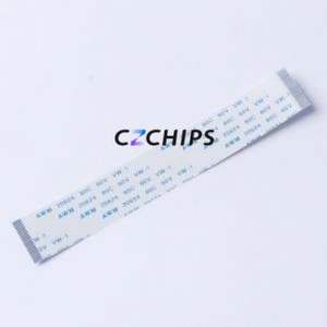 FC-0.5B-30P-100mm FFC Cable (Flexible Flat Cable) P=0.5mm Connector 30P 0.5mm 0.3mm Non-Inverting - Product Image 1