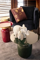 Fauteuil rond modulaire tufté en velours avec pieds en métal Design moderne confort doux pour hôtels hall et salon Vente en gros d'usine
