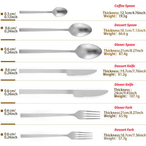 Manufacturer Wholesale Metal Stainless Steel Dinnerware Cutlery <b>Set</b> Silver Flatware - Product Image 2