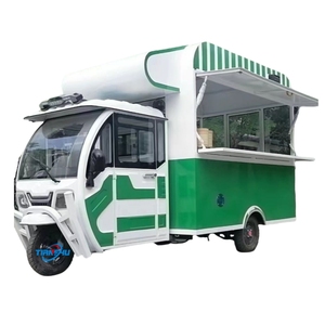 Tricycle mobile sur mesure Tianshu de style européen, chariot alimentaire, camion de glaces de rue, véhicule rapide en acier inoxydable avec pneus pleins en caoutchouc - Product Image 1