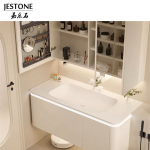 2023 jestone החדש קישוט חם מכירת משטח מוצק מרבלל אגן כביסה כיור לחדר אמבטיה - Product Image 3