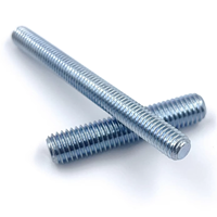 Factory Direct Sale High Strength Carbon Steel Stud DIN976 Threaded Rod Zinc Plated Plain Finish