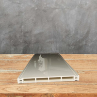 Panneau creux en PVC pour salon, profilés muraux et de fenêtres en plastique extrudé UPVC, couleur et taille personnalisées, résistant à la corrosion