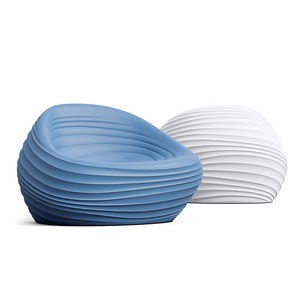 Chaise de loisirs d'extérieur haut de gamme en fibre de verre filetée de forme spéciale pour la réception et les négociations hôtelières - Product Image 1