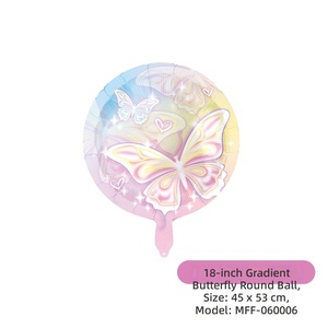 Globos de Helio Coloridos con Forma de Mariposa y Flor de Dibujos Animados para Decoración de Bodas, Navidad, Cumpleaños y Fiestas - Product Image 3