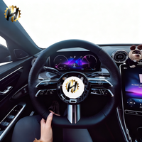Volant en fibre de carbone HZ Luxury 2007-2015 Infiniti G37/G37X/G25 avec poignée de 35 mm