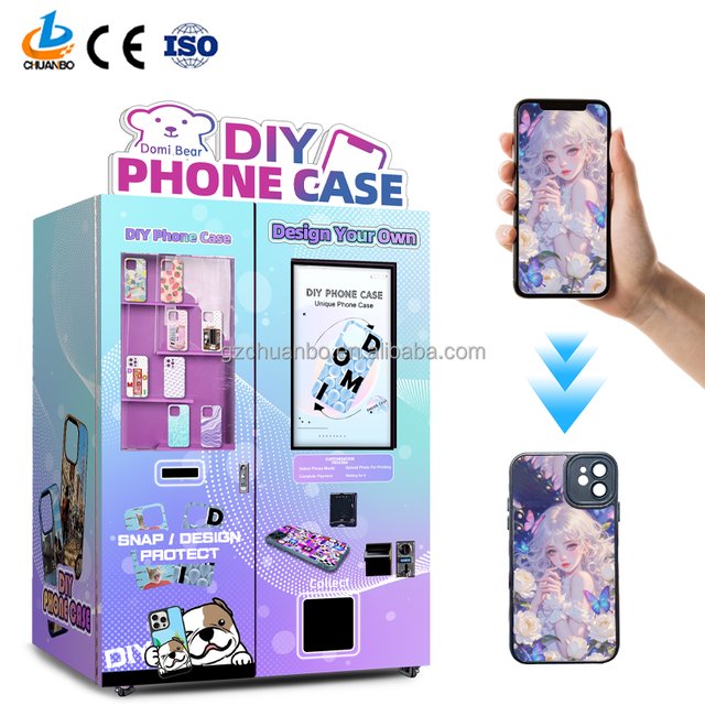 New Mobile Phone Case Printer Self-service DIY Upload of Pictures Phone Case Printing Vending Machine with SDK