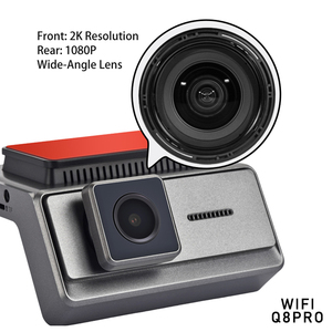 Camera hành trình 2K phía trước, 1K phía sau, WiFi 2.4G HZ, DVR ô tô, màn hình IPS 3.16 inch, camera kép, module GPS ngoài, giám sát đỗ xe 24 giờ, bảo hành 1 năm - Product Image 2