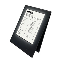 Menus d'éclairage à 2 vues Menu de la tente de table Menu Led éclairé