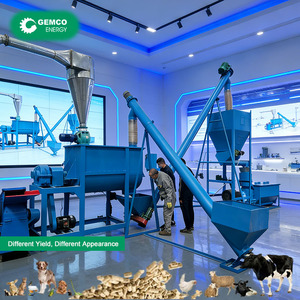 High Quality CE Approved Small Poultry Cattle Farm Use Pelletizing Processing Plant Equipment Feed Pellet Machine Line