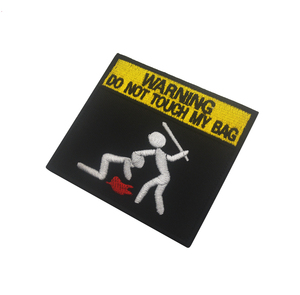 Miếng Vá Cảnh Báo Không Chạm Vào Túi Của Tôi Miếng Vá Thêu Chiến Thuật Cho Quần Áo Phụ Kiện Ba Lô - Product Image 3