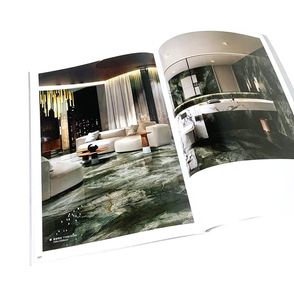 Paperback Book Custom Printing Large Photo Interior Design Book Printing Art Picture