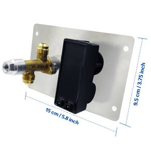 एलपीजी प्रोपेन गैस आग गड्ढे नियंत्रण पैनल के साथ सुरक्षा लौ विफलता वाल्व और Thermocouple इग्निशन घुंडी विधानसभा किट - Product Image 3