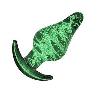 Perlas anales de cristal que brillan en la oscuridad para adultos - Product Image 3