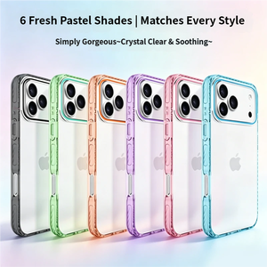 <span class=keywords><strong>Funda</strong></span> Transparente de Acrílico para Teléfono con Borde de Color, Antiamarilleo, Proveedor de Comercio Electrónico Transfronterizo para <span class=keywords><strong>iPhone</strong></span> 17 - Product Image 5