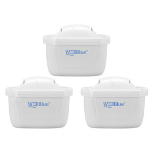 Ama zon personnaliser sans BPA clairement filtré filtre à eau pichet compatible bri ta <span class=keywords><strong>maxtra</strong></span> pichet cartouche filtrante de remplacement - Product Image 4