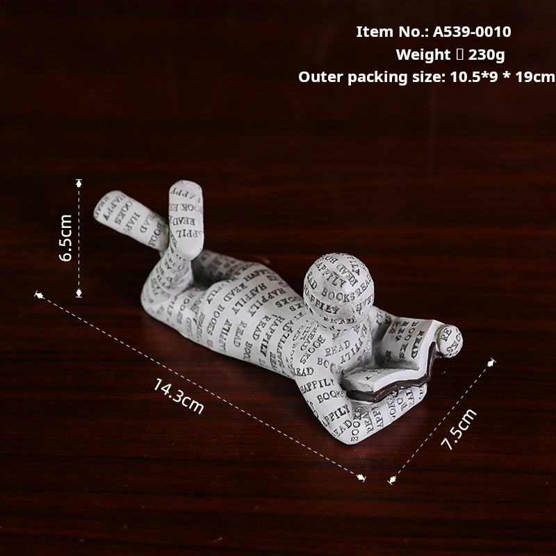 A539-0010 de libro de lectura de carta de mentira