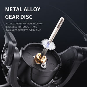 Moulinet de pêche à lancer <span class=keywords><strong>GTA</strong></span> tout en métal 14 + 1 BB 5.5:1 Moulinet de pêche préventif contre la corrosion en eau salée - Product Image 5