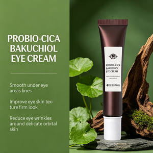 Crème pour les yeux hydratante, éclaircissante et apaisante sans parfum, avec logo personnalisé, pour peaux sèches et ternes, à la Centella Probio-Cica et au Bakuchiol - Product Image 3