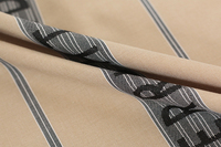 Tissu de chemise jacquard en bambou extensible à rayures teintes, design premium, infroissable, pour chemises homme