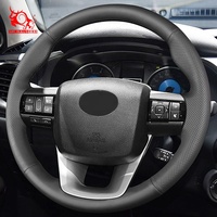 Accessoires de voiture Couvre Volant Designer Édition Spéciale 2016 2019 2021 pour Toyota Hilux Sports Cuir Couleur Personnalisée