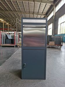 Boîte à colis en métal durable, boîte à colis en acier inoxydable, boîte à courrier en acier de <span class=keywords><strong>grande</strong></span> taille à poser au sol, boîte à courrier extérieure - Product Image 5