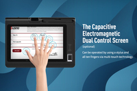 Tablette de signature numérique avec écran de 10 pouces, tablettes de signature électronique USB-HID avec stylet actif, rétroéclairage LCD pour Windows