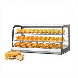 Vitrine chauffante pour aliments commerciaux Shuangchi SC-804, comptoir, acier inoxydable, armoire chauffante électrique, 110V/220V - Product Image 1