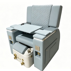 Fauteuil de pédicure de luxe réglable pour spa, fauteuil de pédicure et de manucure avec massage des pieds pour salon de manucure - Product Image 3