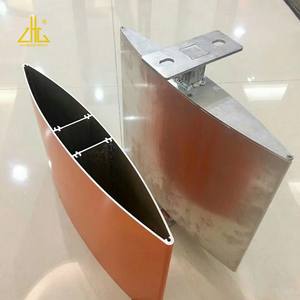 Persianas de Aluminio Ovaladas Extruidas de Fábrica de 200*40 mm para Sistemas de Control Solar Exteriores - Product Image 6