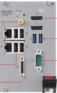 Controlador de sistema PXle-3977/M8G/SSD, equipado con 8GB de memoria y un disco de estado sólido de 240GB. - Product Image 2