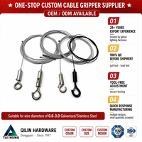 Kit de suspension de câble réglable avec crochet pour éclairage linéaire LED, panneau suspendu, en laiton et acier inoxydable, OEM ODM