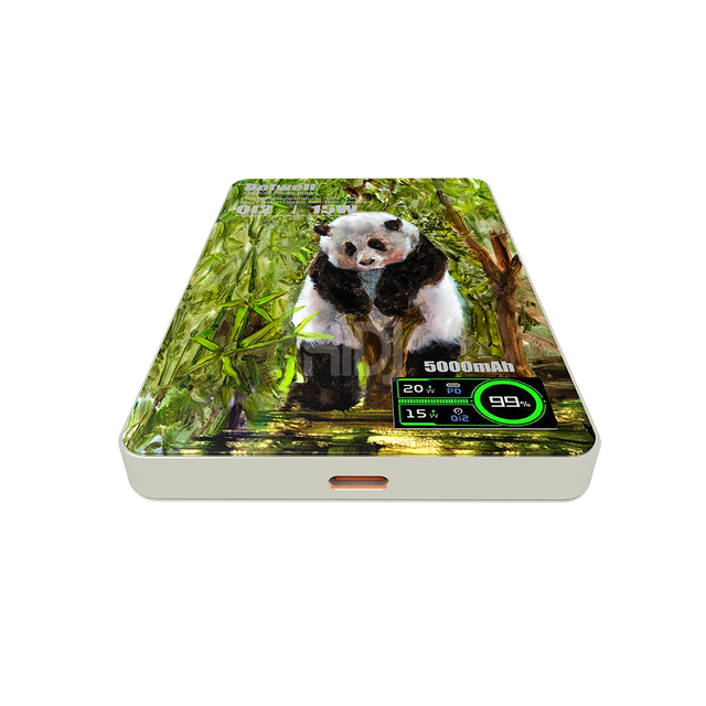 Summer hot seller panda power bank, wireless magnetic design