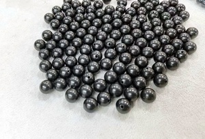 Natural Gemstone Blue Chalcedony Half Drilled 6mm 8mm 10mm Loose Stone <strong>Beads</strong> <strong>Black</strong> Jet Earrings Jewelry Making - Product Image 4