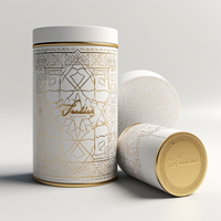 Vide Mubarak Petit Eid Date Islamique Boîte Ronde Cadeau Ramadan Coffret Cadeau Ensemble Ramadan Cylindre Boîte