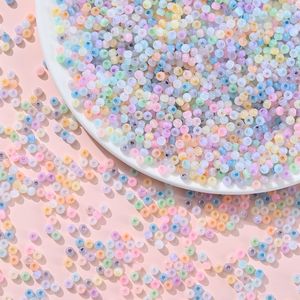 <span class=keywords><strong>Cuentas</strong></span> de arroz coloridas, Material de vidrio de hielo hecho a mano, DIY de <span class=keywords><strong>cuentas</strong></span> pendientes, pulsera, accesorios de joyería - Product Image 6